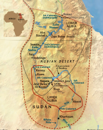 Nubia Map by National Geographic