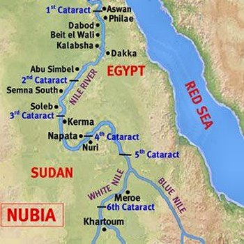 Map of Nubia