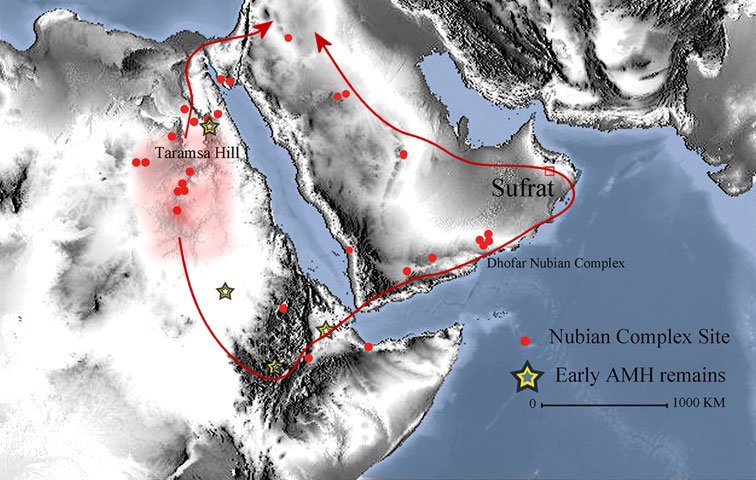 Nubian Complex sites
